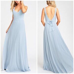Show Me Your MuMu Light Blue Wedding Dress